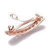 Alloy Hair Barrettes PHAR-D012-04RG-3