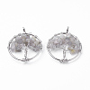 Natural Labradorite Pendants G-E419-16P-1