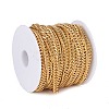304 Stainless Steel Cuban Link Chains CHS-E018-13G-3