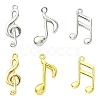 18Pcs 6 Styles Brass Charms KK-CJ0004-33-1