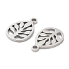 Non-Tarnish 316 Surgical Stainless Steel Charms STAS-Q314-26P-2