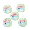 Printed Acrylic Cabochons MACR-C003-28-1