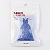 Round Transparent Colors Rainbow Glass Seed Beads X-SEED-A007-2mm-166-3