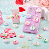 20Pcs Opaque Resin Decoden Cabochons RESI-TA0005-33-7