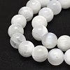 Natural Selenite Beads Strands G-O201A-02B-3