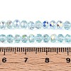 Transparent Glass Beads Strands EGLA-N016-4mm-01-4