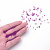 11/0 FGB Grade A Baking Paint Glass Seed Beads X-SEED-N001-A-1073-4