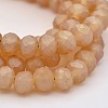 Full Rainbow Plated Faceted Rondelle Glass Beads Strands EGLA-J054-4x3mm-FR01-1