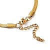 304 Stainless Steel Herringbone Chain Necklaces NJEW-P282-07G-3