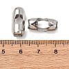 Tarnish Resistant Stainless Steel Ball Chain Connectors X-STAS-L018B-P-4
