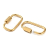 304 Stainless Steel Locking Carabiner STAS-C092-05H-G-2
