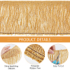 Paillette Tassel Polyester Ribbon Trim OCOR-WH0078-145C-4