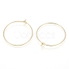 Ion Plating(IP) 316L Surgical Stainless Steel Hoop Earring Findings STAS-G130-03G-30MM-2