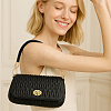 Imitation Leather Braided Round Cord Bag Handles with Zinc Alloy Clasps FIND-WH0126-941B-01-3