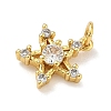 Brass Micro Pave Cubic Zirconia Pendants LS-KK-H528-02G-2