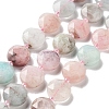 Natural Morganite Beads Strands G-NH0004-019-1