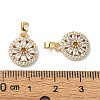 Brass Micro Pave Cubic Zirconia Pendants FIND-Z029-05G-3