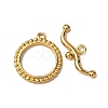 Brass Toggle Clasps KK-Z121-21G-2