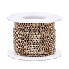 Electrophoresis Iron Rhinestone Strass Chains CHC-Q009-SS6.5-B18-3
