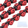 5 Strands Handmade Polymer Clay Beads CLAY-SC0001-45B-1