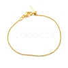 Brass Cable Chains Bracelets for Women BJEW-G735-09G-1
