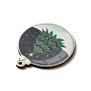 Single Face Printed Wood Pendants LS-WOOD-H102-02H-4