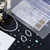 Electroplate Glass Beads Strands EGLA-DC0001-15-5