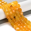 Natural Topaz Jade Beads Strands G-P497-01D-03A-2