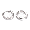 Tarnish Resistant 201 Stainless Steel Huggie Hoop Earrings EJEW-L256-05Q-P-2