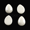 Pearlized Plated Opaque Glass Cabochons PORC-S778-5x8-M-2