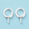 925 Sterling Silver Screw Eye Peg Bails X-STER-D035-42S-4