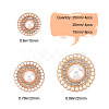 3 Style Alloy Rhinestone Shank Buttons FIND-GF0004-71LG-2