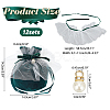 12Pcs Velvet Jewelry Drawstring Gift Bags TP-NB0001-30B-2