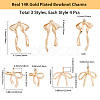 12Pcs 3 Styles Brass Pendants KK-BBC0020-27-2