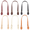 PandaHall Elite 6Pcs 6 Colors Imitation Leather Sew on Bag Handles DIY-PH0017-27-1