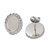 Non-Tarnish 304 Stainless Steel Stud Earring Findings STAS-M323-23P-2