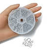 1 Box Iron Open Jump Rings Set IFIN-YW0001-44P-5