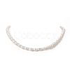 Natural Pearl Beaded Necklace for Women NJEW-JN04188-02-5