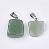 Natural Green Aventurine Pendants G-Q996-30-2
