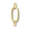 Rack Plating Brass Connector Charms KK-P245-07G-O-1