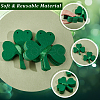 4 Bag Felt Clover Hanging Banner for Saint Patrick's Day Decoration AJEW-CY0002-43-6