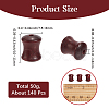 140Pcs Natural Wood Beads WOOD-SC0002-10-2