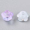 Frosted Transparent Acrylic Beads OACR-N137-72K-3
