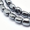 Non-magnetic Synthetic Hematite Beads Strands G-L488-B-15-2