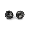 Textured 316 Surgical Stainless Steel Beads STAS-M106-01A-EB-3