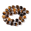 Natural Tiger Eye Beads Strands G-N342-09-3