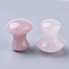 Mushroom Shape Natural Rose Quartz Massager G-S364-001-3