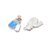 Halloween Theme Alloy Enamel Pendants ENAM-T020-08J-1