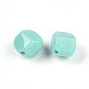 Opaque Acrylic Beads SACR-T017-36B-2