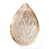 Embossed Glass Rhinestone Pendants GLAA-J101-05A-001GS-3